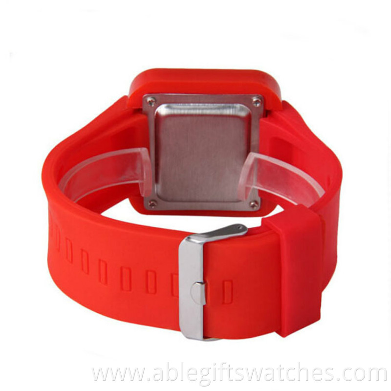 digital silicone led watch
